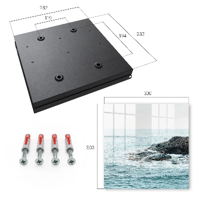 Sea waves Wall mounted key box