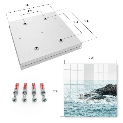 Sea waves Wall mounted key box