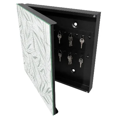 Leaves pattern Key box for wall