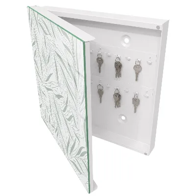 Leaves pattern Key box for wall