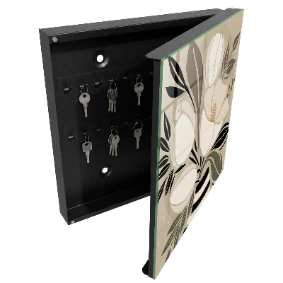 Floral minimalism Wall mounted key box