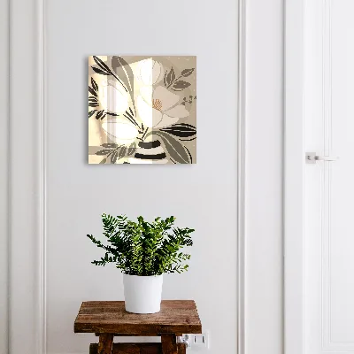 Floral minimalism Wall mounted key box