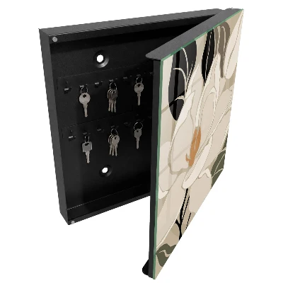 Botanical elegance Key box for wall
