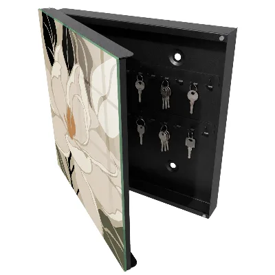 Botanical elegance Key box for wall