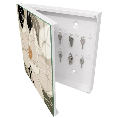 Botanical elegance Key box for wall