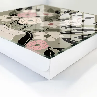 Floral composition Wall mounted key box
