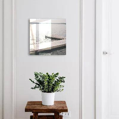 Wooden pier Key box for wall