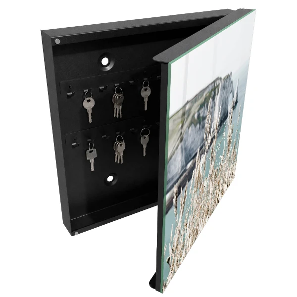 Cliffs and grasses Wall mounted key box