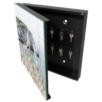 Cliffs and grasses Wall mounted key box