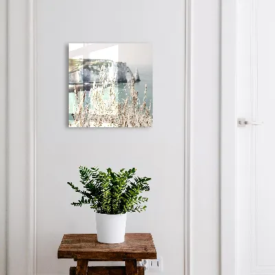 Cliffs and grasses Wall mounted key box