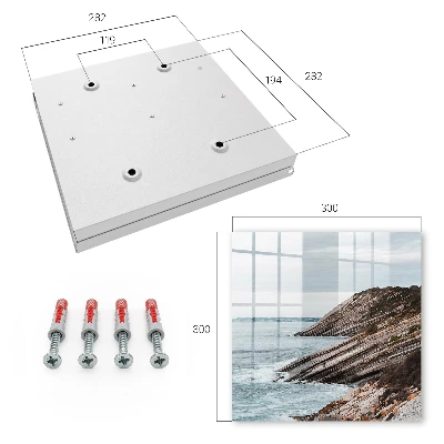 Coastal landscape Key cabinet