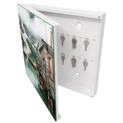 Mountain peace Wall mounted key box