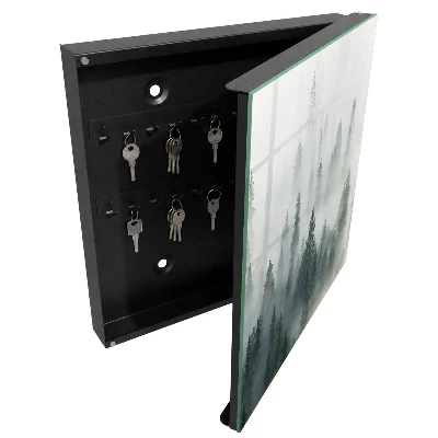 Misty forest Key box for wall