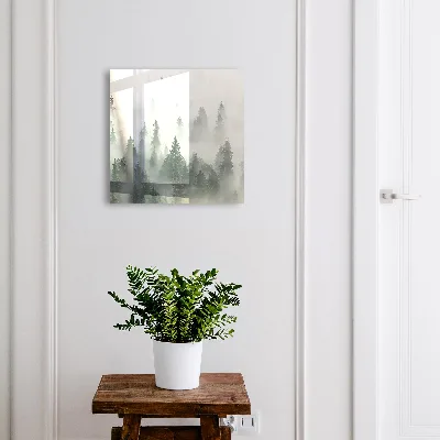 Misty forest Key box for wall