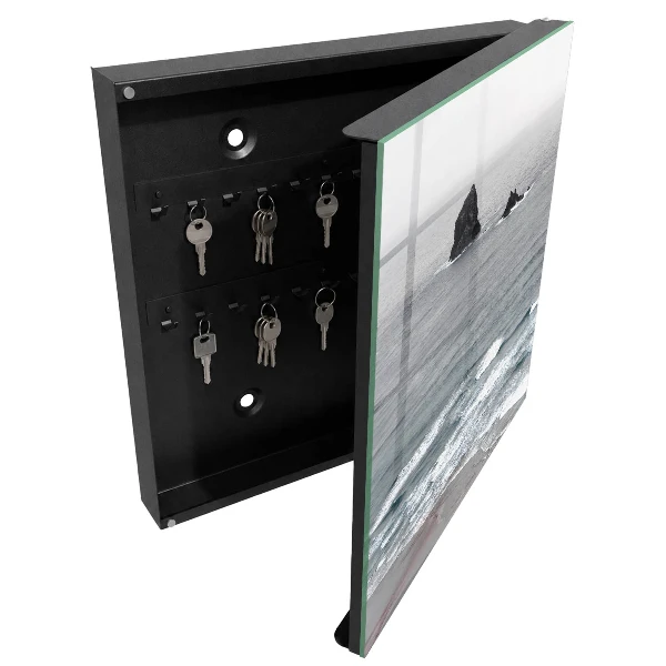 Sea and rocks Wall mounted key box
