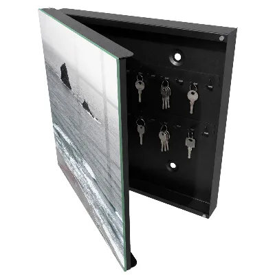 Sea and rocks Wall mounted key box