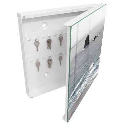 Sea and rocks Wall mounted key box