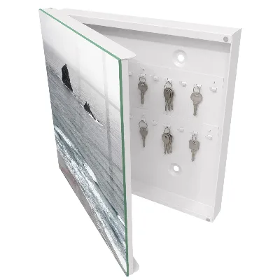 Sea and rocks Wall mounted key box