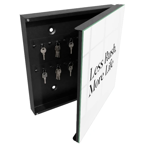 Less Rush, More Life Key box for wall