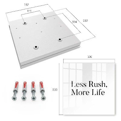 Less Rush, More Life Key box for wall