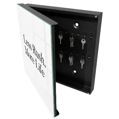 Less Rush, More Life Key box for wall