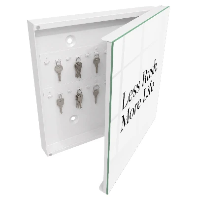 Less Rush, More Life Key box for wall