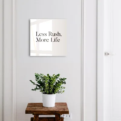 Less Rush, More Life Key box for wall