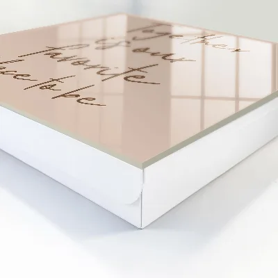 Together is our favorite place to be text Wall mounted key box