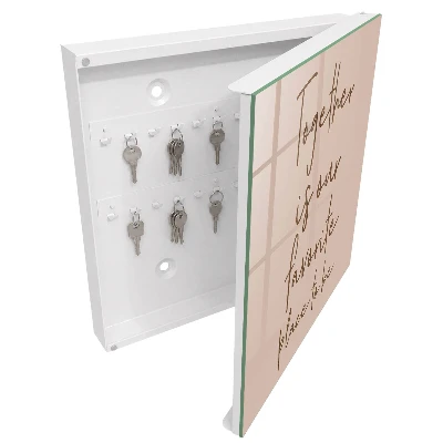 Together is our favorite place to be text Wall mounted key box
