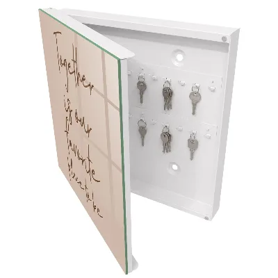 Together is our favorite place to be text Wall mounted key box