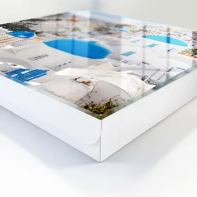 Wall-mounted key box Greek views design