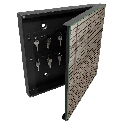 Wooden planks Wall mounted key box
