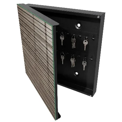 Wooden planks Wall mounted key box