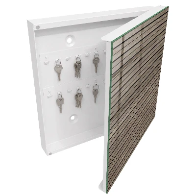 Wooden planks Wall mounted key box