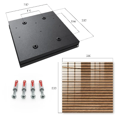 Wooden panels Key box for wall