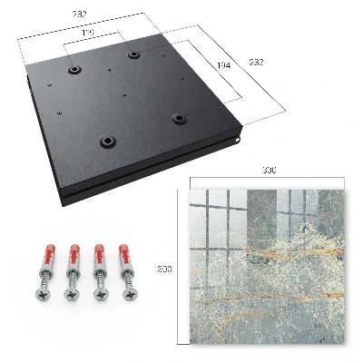 Marble texture Key cabinet