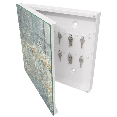 Marble texture Key cabinet