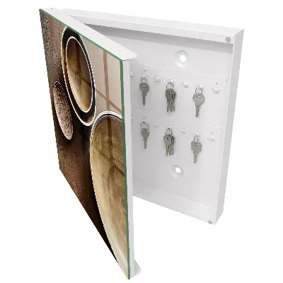 Wall-mounted key box brown set