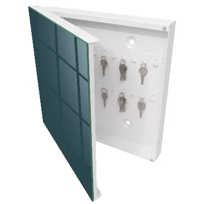 Turquoise Wall mounted key box