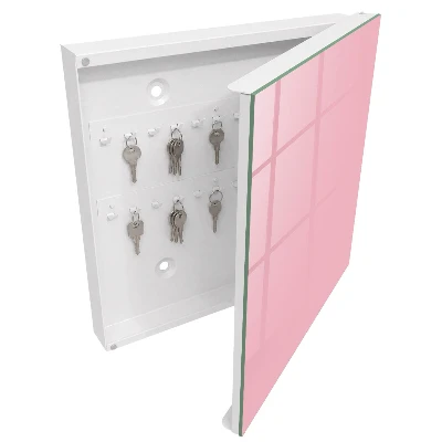 Light pink Key box for wall
