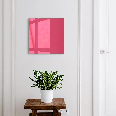 Vibrant pink Wall mounted key box