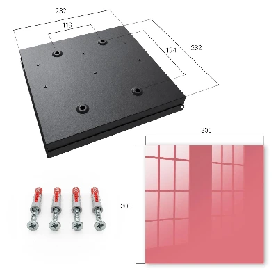 Salmon color Key cabinet