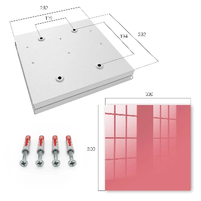 Salmon color Key cabinet