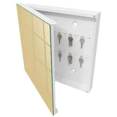 Mustard color Key box for wall