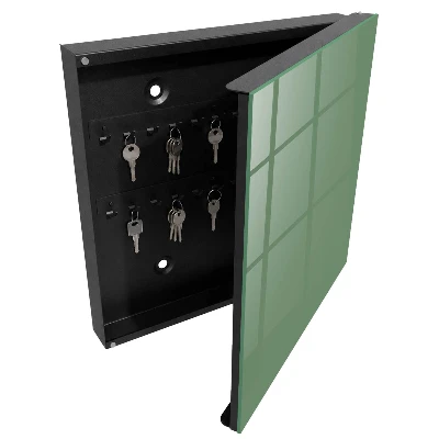 Muted green Wall mounted key box