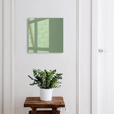 Wall mounted key box muted green