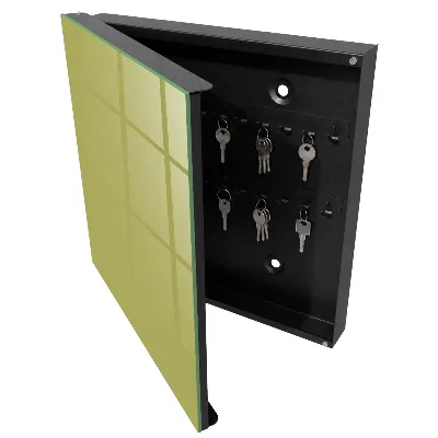 Vintage green Wall mounted key box