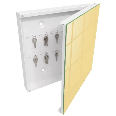 Cream yellow Key cabinet