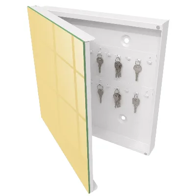 Cream yellow Key cabinet