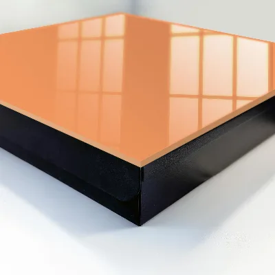 Pastel orange Key box for wall